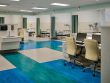 Interior design of Digestive Care Physicians, LLC's open floorplan for patients and staff