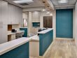 Pandaya Medical Center desks and hallway with LeVino Jones interior design