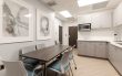 Interior design and furnishings in the Reproductive Associates Piedmont break room