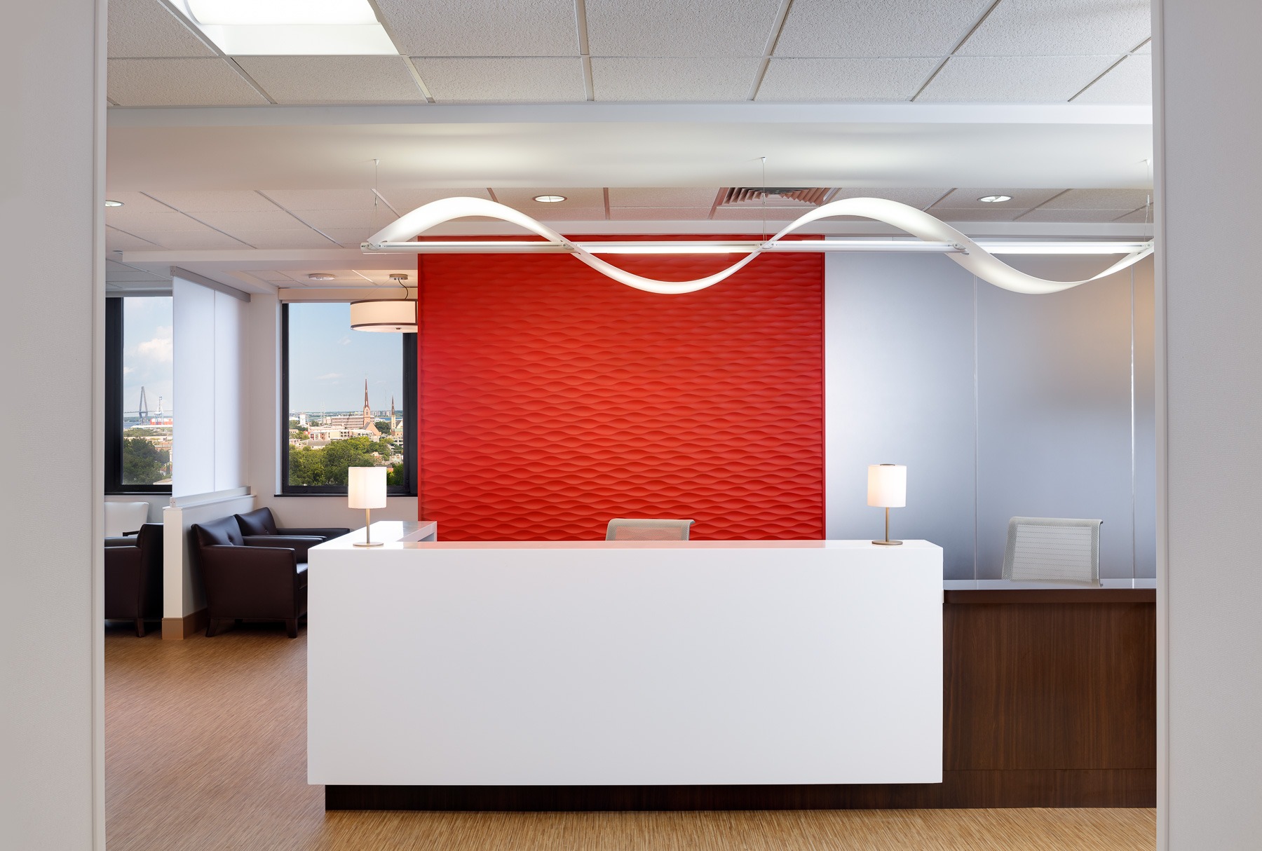 medical office reception area